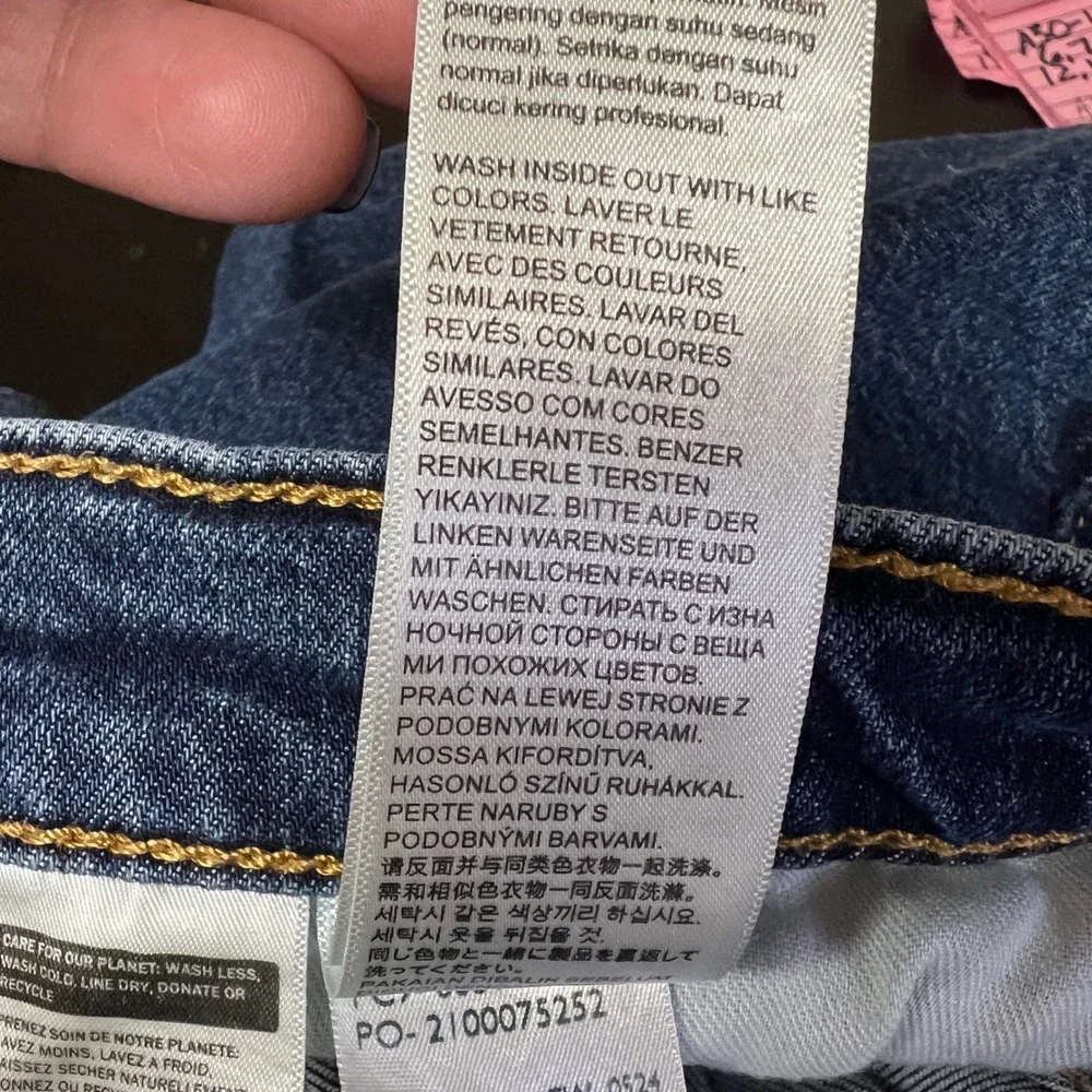 Levis 514 Jeans Men 40x32 Blue Denim Dark Wash Straight Fit Americana Heritage